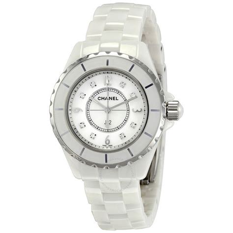 chanel white ceramic watch|chanel j12 ceramic watch price.